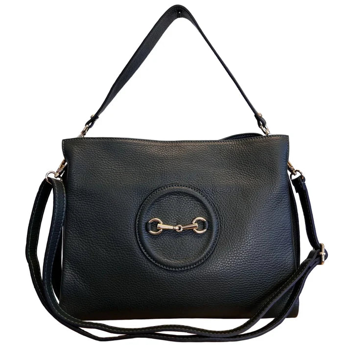 Damen Umhänge-/Handtasche im Stil einer Metallklammer Ansicht 8 – Handtasche – ESTID