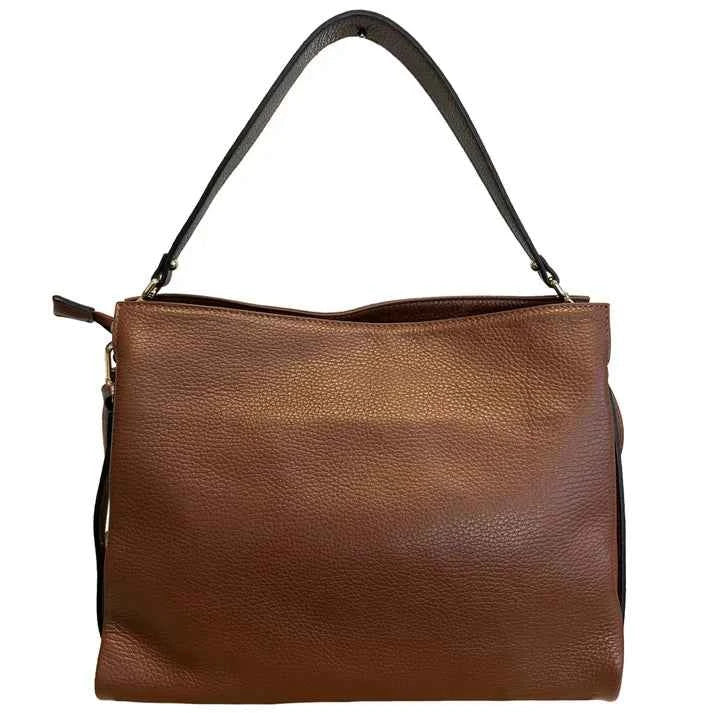 Damen Umhänge-/Handtasche im Stil einer Metallklammer