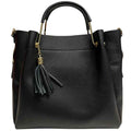 Damen-Bucket Bag aus echtem Leder + Innentasche Modell Fiona