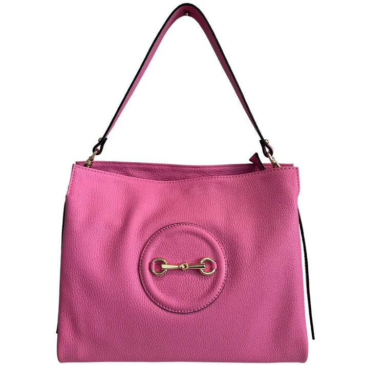 Damen Umhänge-/Handtasche im Stil einer Metallklammer