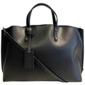 Große Ledertasche für Damen mit Umhängetasche Shopper