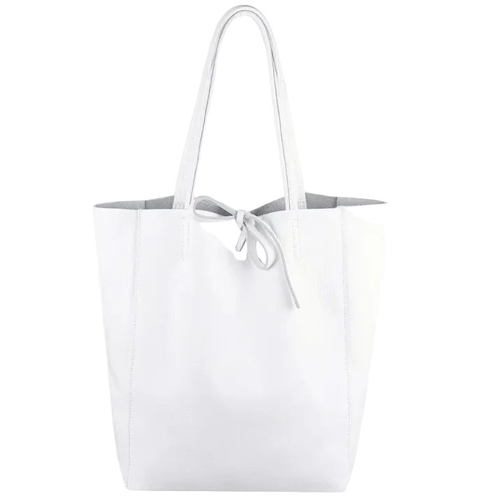 Leder-Schultertasche mit Doppelgriff, großer Shopper mit Ledertasche im Innenraum Ansicht 17 – Handtasche – ESTID