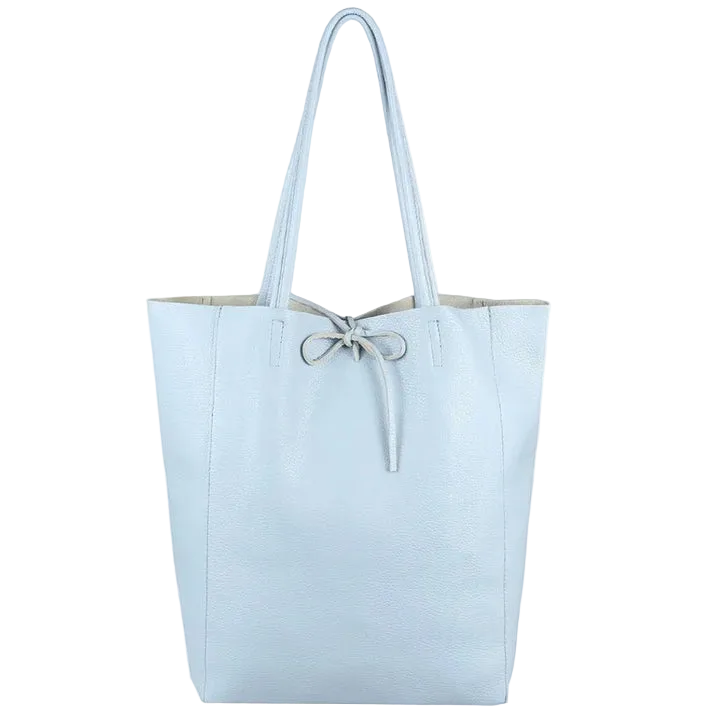 Leder-Schultertasche mit Doppelgriff, großer Shopper mit Ledertasche im Innenraum Ansicht 18 – Handtasche – ESTID