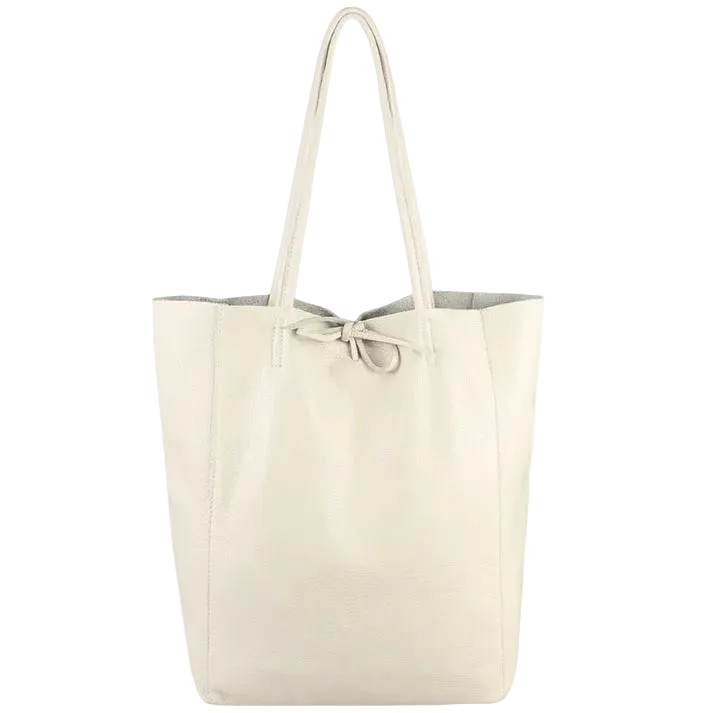Leder-Schultertasche mit Doppelgriff, großer Shopper mit Ledertasche im Innenraum Ansicht 16 – Handtasche – ESTID