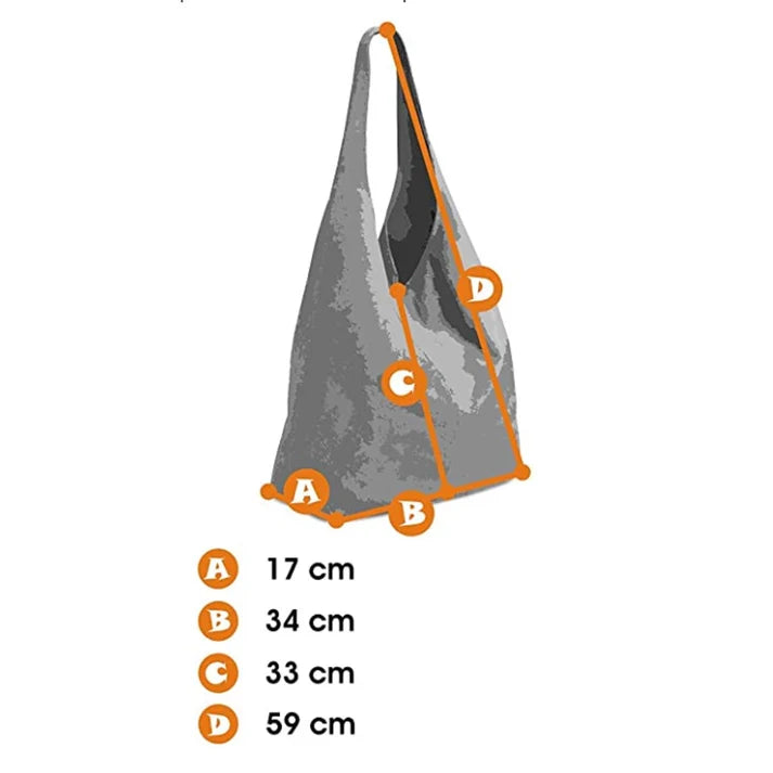 Damen-Wildleder-Umhängetasche, Clutch, Schultertasche, Shopper Ansicht 3 – Handtasche – ESTID