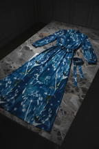 Traumhaftes Langarm-Maxikleid mit Pusteblumen Ansicht 4 – maxikleid – ESTID