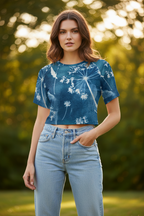 Bauchfreies Damen Crop Top aus ultra-softem Milk Silk -ESTID