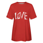 Damen T-Shirt aus reiner Baumwolle mit „LOVE“ Ansicht 20 – T-SHIRT – ESTID