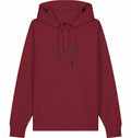 Lässiger Damen Kapuzenpullover mit Tribal Schmetterling Motiv