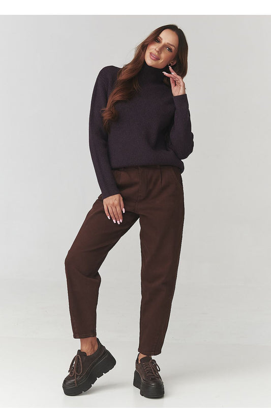  Rollkragenpullover model 220773 Makadamia 
