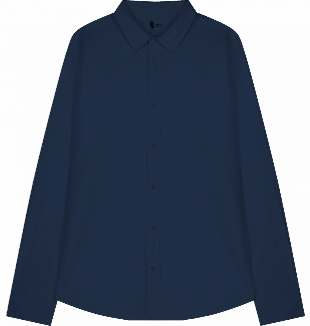 Minimalistische Damen Hemdbluse aus Organic Cotton | ESTID
