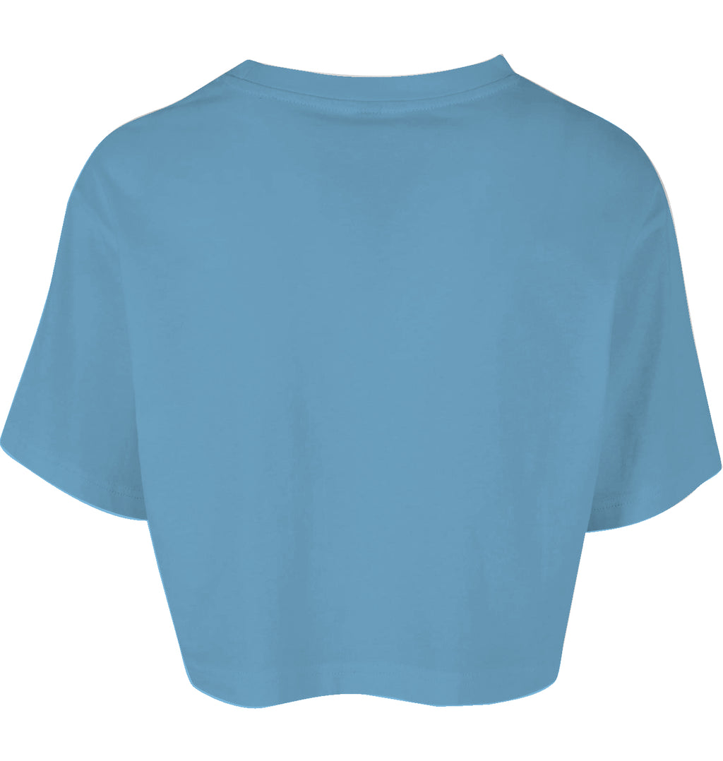 Damen Crop T-Shirt mit Herz-Motiv ESTID