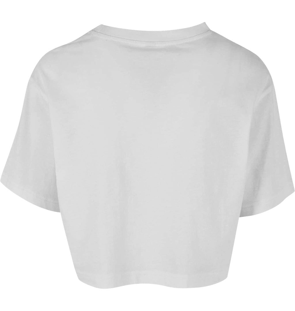 Damen Crop T-Shirt mit Herz-Motiv ESTID
