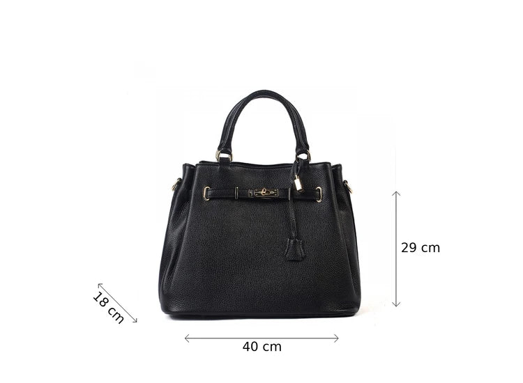 italienische Premium Kleine Ledertasche, Ansicht 16 – Produkt – ESTID