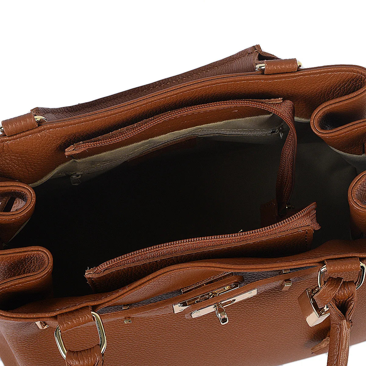 italienische Premium Kleine Ledertasche, Ansicht 4 – Produkt – ESTID