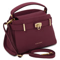 Elegante Italienische Leder Schultertasche & Handtasche für Damen Ansicht 21 – Handtasche – ESTID