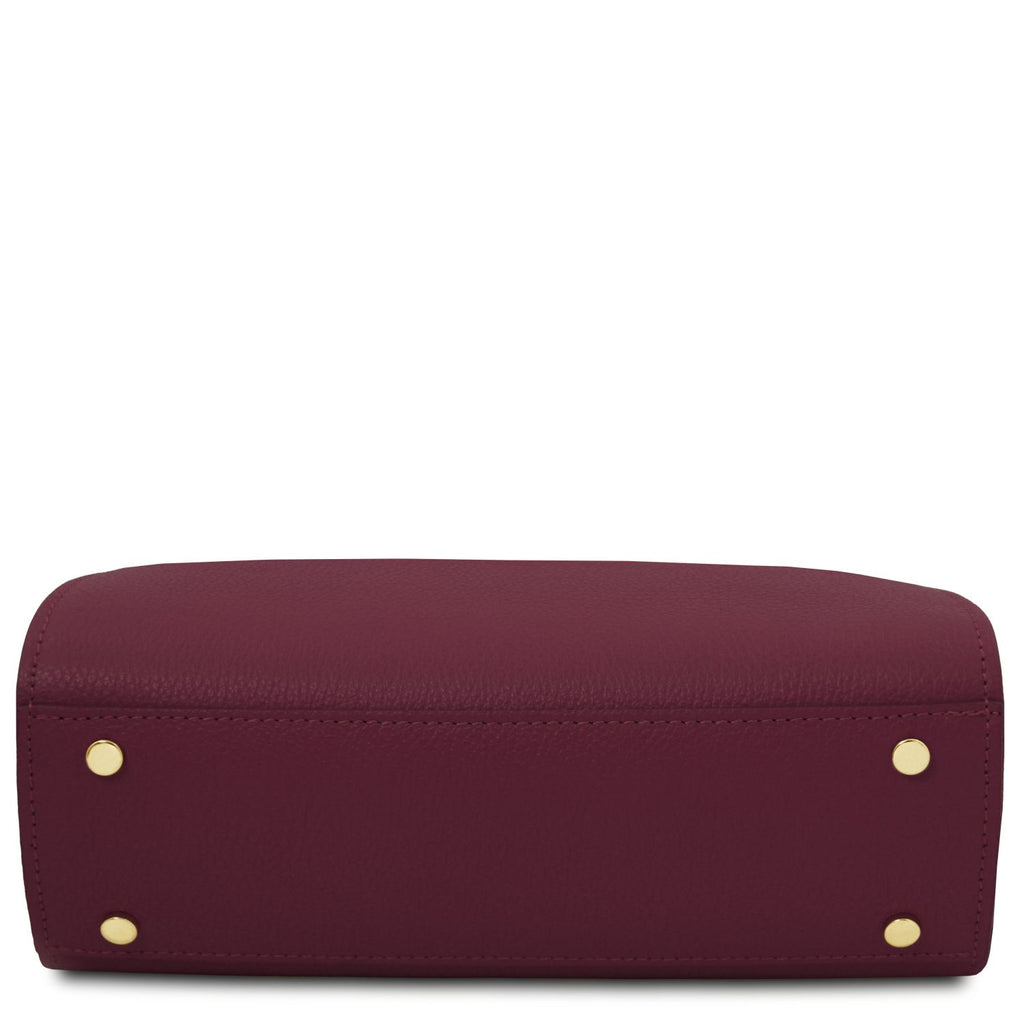 Elegante Italienische Leder Schultertasche & Handtasche für Damen Ansicht 19 – Handtasche – ESTID