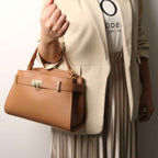 Elegante Italienische Leder Schultertasche & Handtasche für Damen