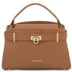 Elegante Italienische Leder Schultertasche & Handtasche für Damen Ansicht 14 – Handtasche – ESTID