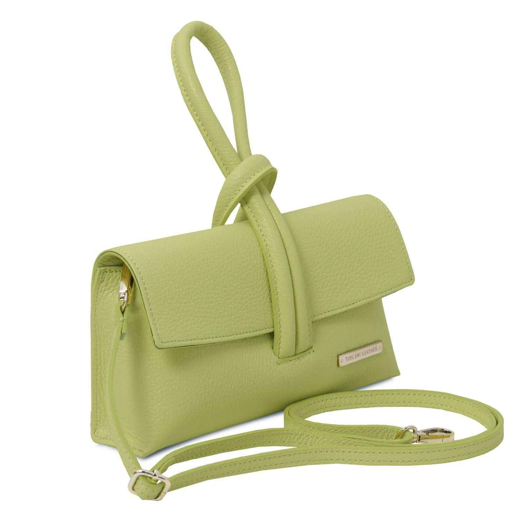 Eleganter Italienischer Damen Leder-Minibag & Abendtasche