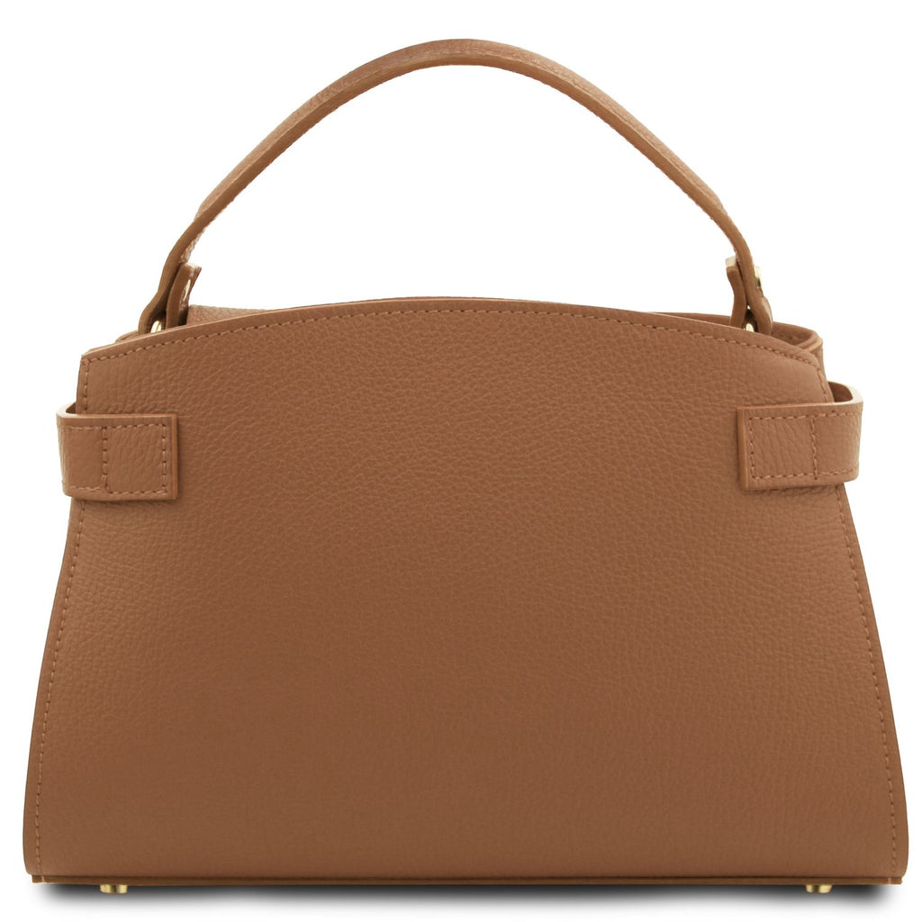 Elegante Italienische Leder Schultertasche & Handtasche für Damen Ansicht 12 – Handtasche – ESTID