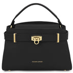 Elegante Italienische Leder Schultertasche & Handtasche für Damen Ansicht 8 – Handtasche – ESTID