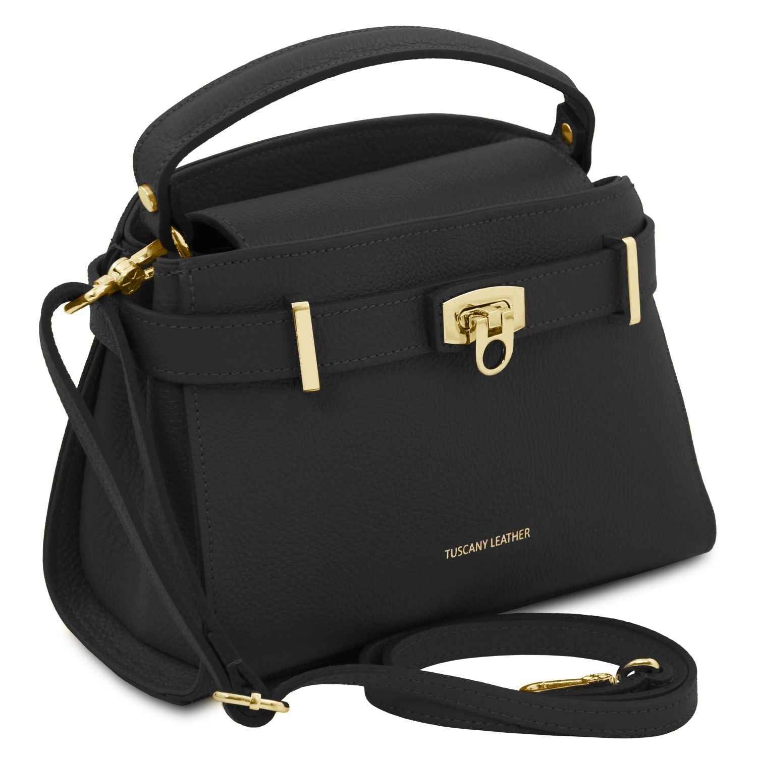 Elegante Italienische Leder Schultertasche & Handtasche für Damen