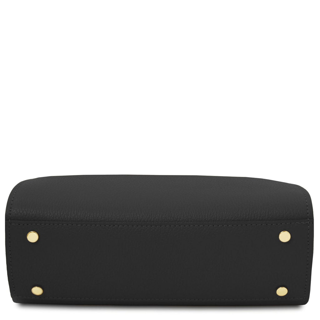 Elegante Italienische Leder Schultertasche & Handtasche für Damen Ansicht 7 – Handtasche – ESTID