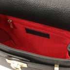 Elegante Italienische Leder Schultertasche & Handtasche für Damen Ansicht 6 – Handtasche – ESTID