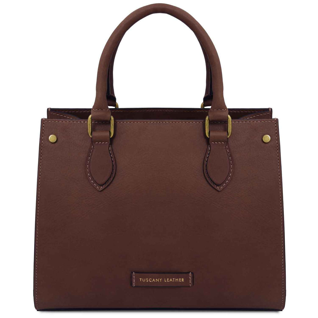 Elegantes Italienisches Leder-Handtaschen-Set für Damen mit Geldbörse