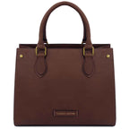 Elegantes Italienisches Leder-Handtaschen-Set für Damen mit Geldbörse