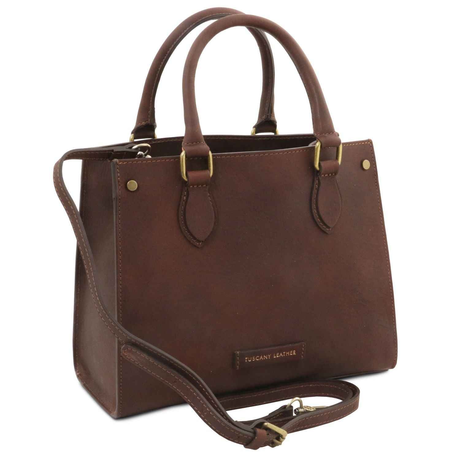 Elegantes Italienisches Leder-Handtaschen-Set für Damen mit Geldbörse