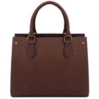 Elegantes Italienisches Leder-Handtaschen-Set für Damen mit Geldbörse Ansicht 5 – Handtasche – ESTID