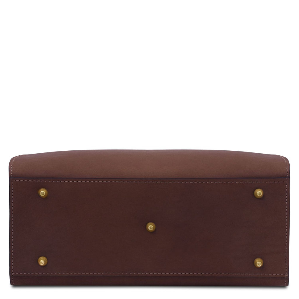 Elegantes Italienisches Leder-Handtaschen-Set für Damen mit Geldbörse Ansicht 6 – Handtasche – ESTID