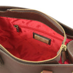 Elegantes Italienisches Leder-Handtaschen-Set für Damen mit Geldbörse Ansicht 7 – Handtasche – ESTID