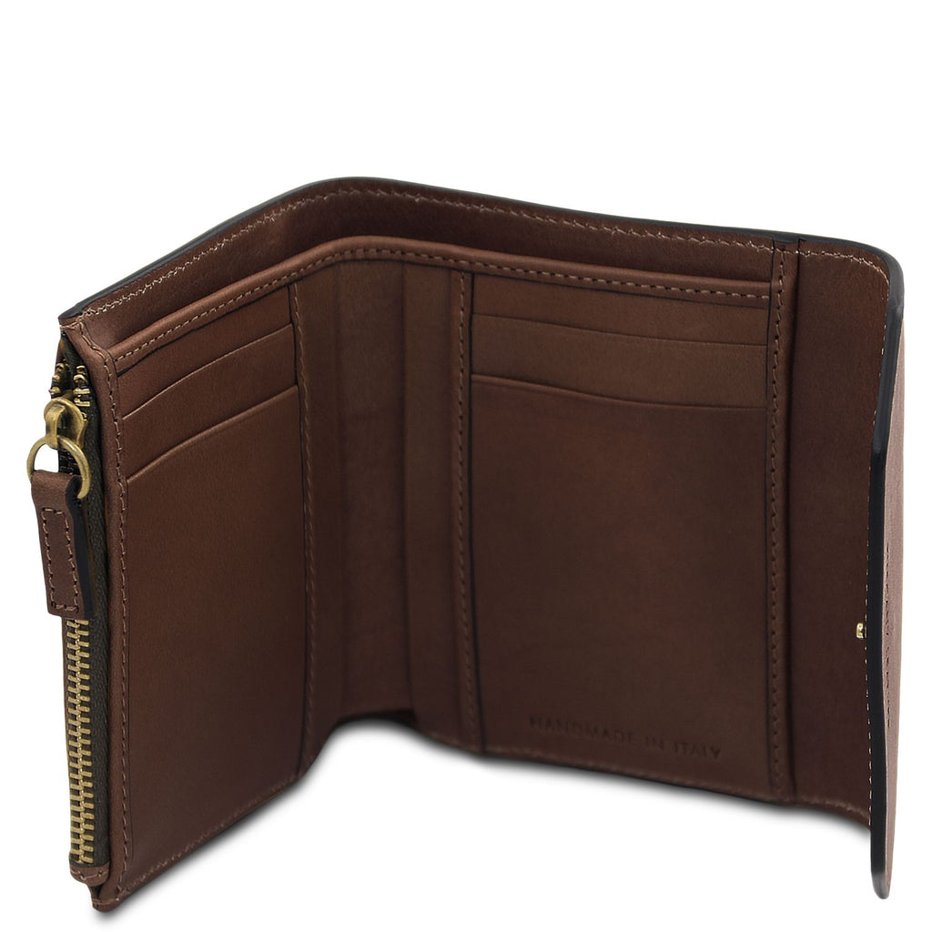 Elegantes Italienisches Leder-Handtaschen-Set für Damen mit Geldbörse Ansicht 12 – Handtasche – ESTID