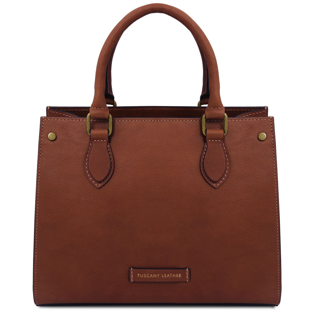Elegantes Italienisches Leder-Handtaschen-Set für Damen mit Geldbörse Ansicht 28 – Handtasche – ESTID