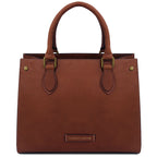 Elegantes Italienisches Leder-Handtaschen-Set für Damen mit Geldbörse Ansicht 28 – Handtasche – ESTID