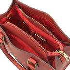 Elegantes Italienisches Leder-Handtaschen-Set für Damen mit Geldbörse Ansicht 19 – Handtasche – ESTID