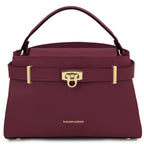 Elegante Italienische Leder Schultertasche & Handtasche für Damen Ansicht 22 – Handtasche – ESTID